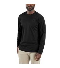Carhartt triko - 107202 N04 FORCE SUN DEFENDER™ LIGHTWEIGHT LONG-SLEEVE LOGO GRAPHIC T-SHIRT
