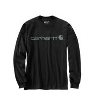 Carhartt triko -104107 N21 Dearborn Relaxed LS Logo T-Shirt