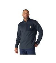Mikina Carhartt - 106423 HV8 Carhartt Force™ Ironwood Relaxed 1/2 Zip Mock Neck