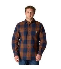 Košile carhartt - 107013 RDK Loose Fit Heavyweight Flannel Long-Sleeve Plaid Shirt