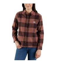Dámksá Carhartt košile - 105574 V26 RUGGED FLEX™ LOOSE FIT MIDWEIGHT FLANNEL LONG-SLEEVE PLAID SHIRT
