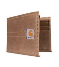 Peněženka Carhartt - SADDLE LEATHER BIFOLD WALLET BRN - Hnědá