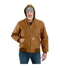 Bunda Carhartt - 106673 BRN Flannel-Lined Active Jac J140 - Loose Fit