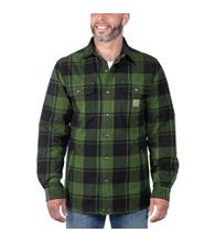 Zateplená Košile carhartt -105939 GD3 Relaxed Fit Heavyweight Flannel Sherpa-Linned Shirt Jac