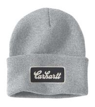 Čepice Carhartt - 107007 HGY Knit Cuffed Script Patch Beanie