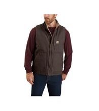 Vesta Carhartt -104277 DKB Washed Duck Lined Mock Neck Vest