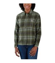 Dámksá Carhartt košile - 105574 G72 RUGGED FLEX™ LOOSE FIT MIDWEIGHT FLANNEL LONG-SLEEVE PLAID SHIRT