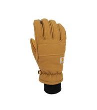 Carhartt rukavice dámské - GL0781W BRN Insulated Duck Synthetic Leather Touch-Sensitive Knit Cuff Glove