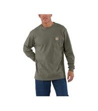 Carhartt triko - K126 DOV Loose Fit Heaweight Long-Sleeve Pocket T-Shirt