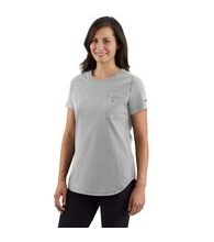 dámské Carhartt triko -106650 HGY Carhartt Force™ Relaxed Fit Midweight Pocket T-Shirt