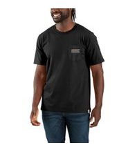 Carhartt triko -107063 Relaxed Fit Lightweight Short-Sleeve Pocket Script Graphic T-Shirt