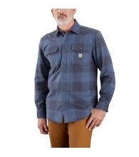 Košile carhartt - 106356 I26 Loose Fit Heavyweight Flannel Long-Sleeve Plaid Shirt