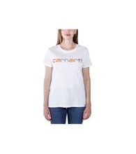 dámské Carhartt triko  -105764WHT Relaxed Fit LightweightI  S-SleveMulti Color Logo Graphic T-shirt