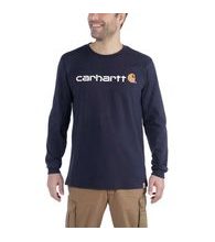 Carhartt triko -104107412 Long-Sleeve Workwear SignatureI Graphic T shirt - Core Logo