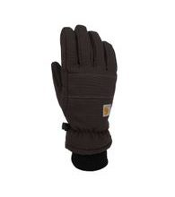 Carhartt rukavice dámské - GL0781W BLK Insulated Duck Synthetic Leather Touch-Sensitive Knit Cuff Glove