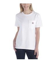 dámské Carhartt triko -103067 100 Workwear Pocket S-Sleve T-shirt