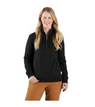 Carhartt mikina damská -106451 N04 TENCEL™ Fibre Series Half-Zip Sweatshirt