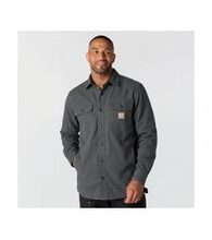 Zateplená Košile carhartt -105419 029 Rugged Flex® Relaxed Fit Canvas Fleece-Lined Shirt Jac