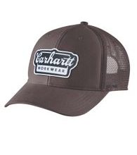 Carhartt kšiltovka -106738 BB3 Rugged Flex™ Twill Mesh-Back Script Patch Cap