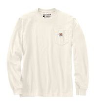 Carhartt triko - 107260W03 Relaxed Fit Heavyweight Long-Sleeve Mountain Graphic T-Shirt