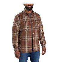 Zateplená Košile carhartt -105430 227 Relaxed Fit  Heavyweight Flannel Sherpa-Linned Shirt Jac