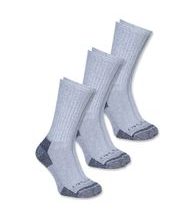 Carhartt Ponožky - A62HGY  ALL-SEASON COTTON WORK SOCK  3-PACK