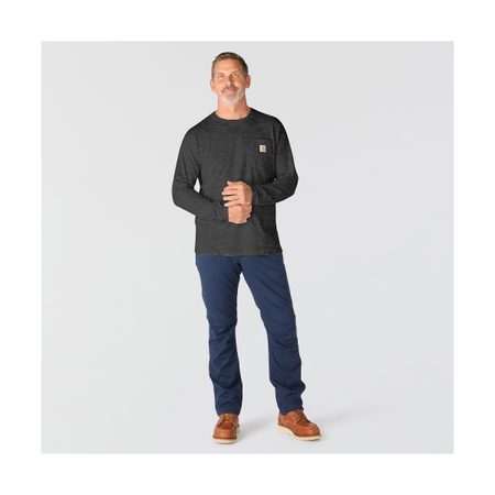 Carhartt triko - 106656 CRH Carhartt Force™ Relaxed Fit Midweight Long-Sleeve Pocket T-Shirt