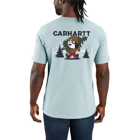 Carhartt triko -107269 HN6 Relaxed Fit Heavyweight Short- Sleeve Pocket Outdoor Graphic T-Shirt