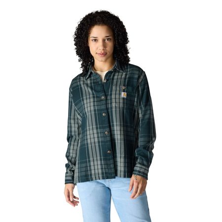 Dámksá Carhartt košile - 107136 GM1 Women's TENCEL™ Fiber Series Loose Fit Twill Plaid Shirt