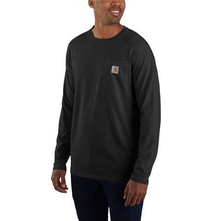 Carhartt triko - 106656 N04 Carhartt Force™ Relaxed Fit Midweight Long-Sleeve Pocket T-Shirt