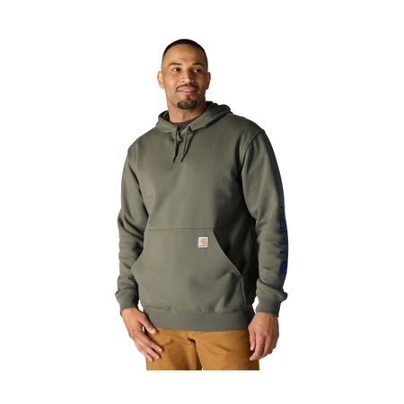 Mikina Carhartt - K288DOV Midweight Signature Sleave Logo Hooded Swearshirt