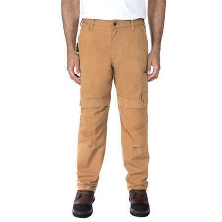 Kalhoty Carhartt - 105074 BRN Relaxed Straight Steel Rugged Flex™ Ripstop Double-Front Cargo Dungaree