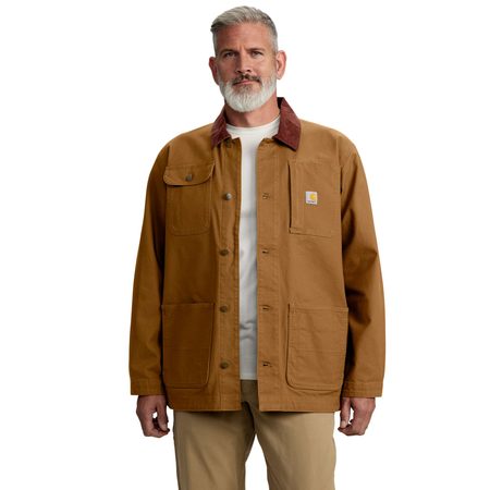 Bunda Carhartt - 106675 BRN Rugged Flex® Duck Loose Fit Chore Coat