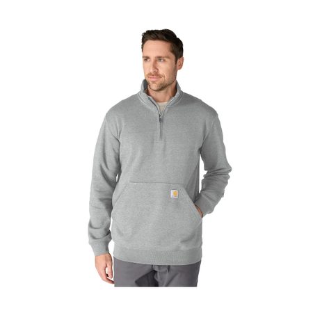 Mikina Carhartt - 105294 HGY Loose Fit Midweight Quarter Zip Mock Neck Sweatshirt