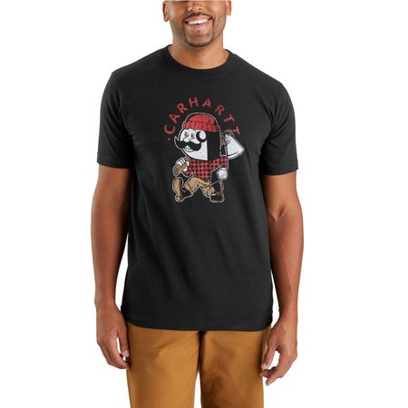 Carhartt triko -106533N04 Relaxed Fit Lightweight Short-Sleeve Lumberjack Graphic T-Shirt
