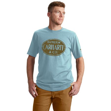 Carhartt triko -106774 HL0 Relaxed Fit Lightweight Short-Sleeve Hamilton Graphic T-Shirt