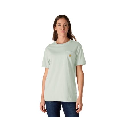 dámské Carhartt triko -103067 GN8 Workwear Pocket S-Sleve T-shirt