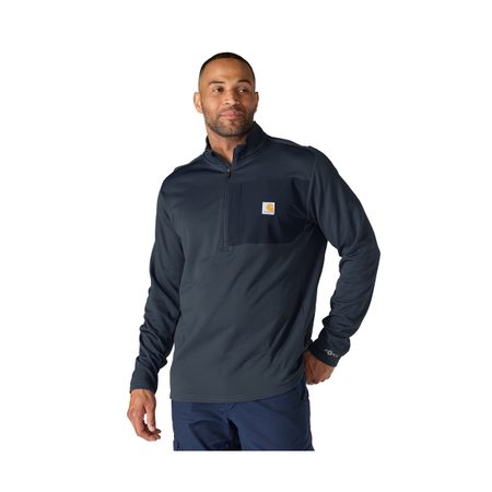 Mikina Carhartt - 106423 HV8 Carhartt Force™ Ironwood Relaxed 1/2 Zip Mock Neck