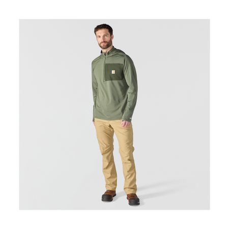 Mikina Carhartt - 107741 DOV Carhartt Force™ Ironwood Relaxed 1/2 Zip Hoodie