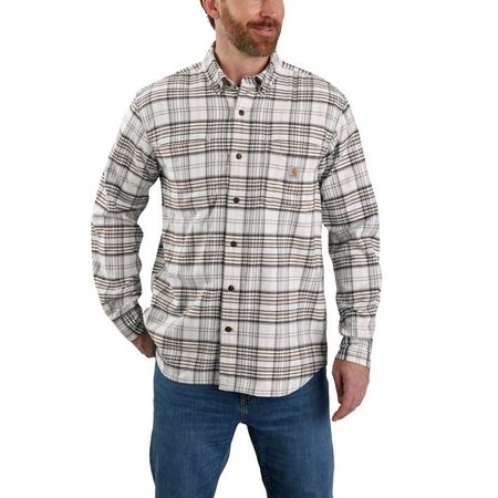 Košile carhartt - 105432 W03 RUGGED FLEX® Relaxed FIT Midweight Flannel Long-Sleeve Plaid Shirt