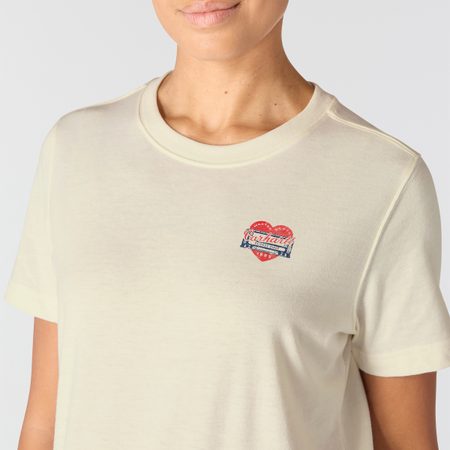 dámské Carhartt triko -107534 W39 Irvine Relaxed Heritage Heart T-Shirt