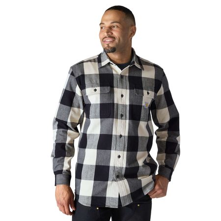 Košile carhartt - 107013 A16 Loose Fit Heavyweight Flannel Long-Sleeve Plaid Shirt
