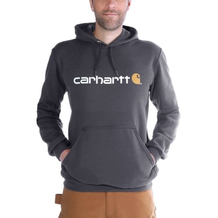 Mikina Carhartt - 100074 026 SIgnature Logo Midweight Hooded  Swearshirt