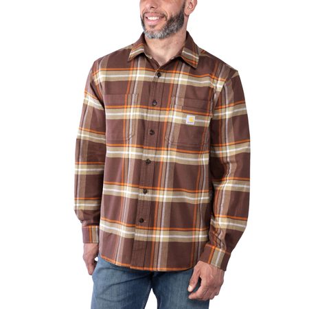Košile carhartt - 105945 B57 Rugged Flex™ Relaxed Fit Midweight Flannel Long-Sleeve Plaid Shirt