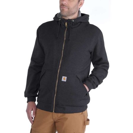 Mikina Carhartt - 103308 001Sherpa-lined Midweight full Zip Swearshirt
