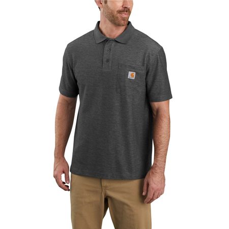 Carhartt triko - 106685 CRH Loose Fit Midweight Short-Sleeve Pocket Polo