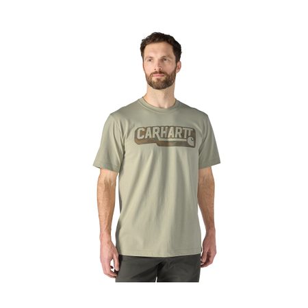 Carhartt triko -107772 GR9 Irvine Relaxed Camo Logo T-Shirt