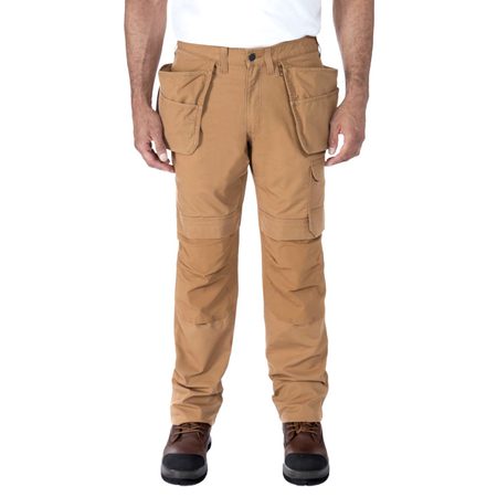 Kalhoty Carhartt -105070BRN Relaxed Straight Steel Rugged Flex™ Ripstop Double-Front Cargo Pant