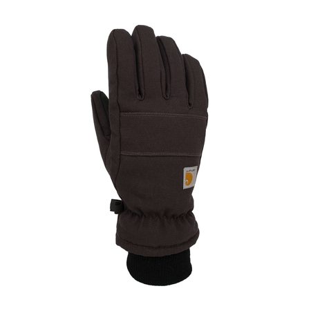 Carhartt rukavice dámské - GL0781W BLK Insulated Duck Synthetic Leather Touch-Sensitive Knit Cuff Glove