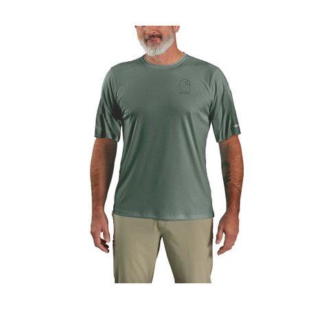 Carhartt triko - 107182 GO6 Carhartt Force Sun Defender™ Lightweight Short-Sleeve Logo Graphic T-Shirt